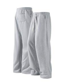 3-Piece Set Of Men's Loose Straight Sports Pants Sports Nine-Point Pants Men's Pants Multi-Piece Set Comfortable Outdoor Travel Casual Pants