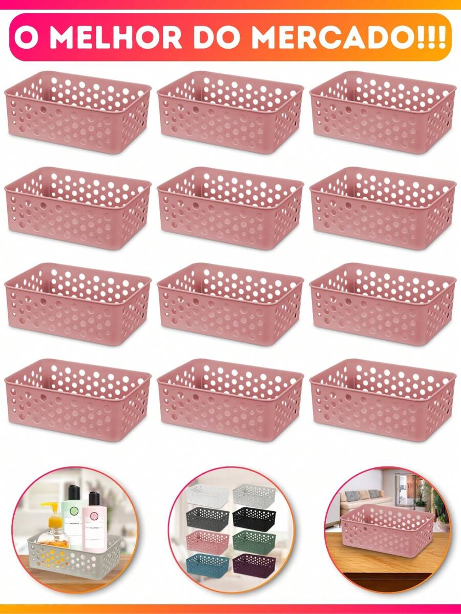 Open Storage Bins - 淺粉色 - 查看 1