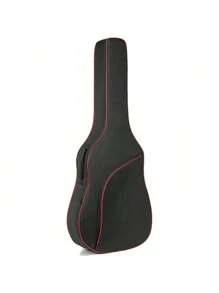 Sac de guitare imperméable de 41 pouces, sac de guitare acoustique résistant à l'eau avec sangle d'épaule double réglable, étui de transport avec boucle de suspension au dos, sacs de guitare, étui de guitare électrique, sac de transport imperméable en oxford pour guitare électrique avec deux poches, pour guitare acoustique, classique, ukulélé, basse