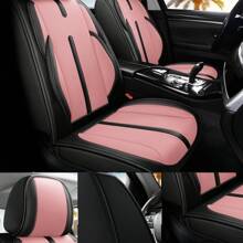 Tapizado de asiento de coche de piel de Napa de lujo, resistente al agua, juego completo de funda universal para asientos delanteros y traseros, cojines protectores aptos para la mayoría de sedanes, camionetas, hatches, SUV y crossover