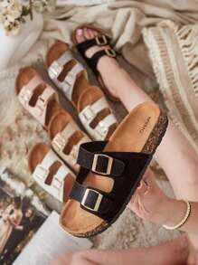 Infradito con suola piatta Rolotta per donna di Royalfashion