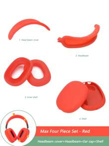 1 套 4 件装硅胶保护套，适用于 Apple AirPods Max 耳机，防刮保护套 - 彩色 - 查看 9