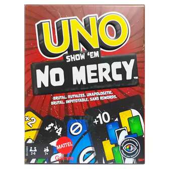 Mattel UNO - Classic Colour & Number Matching Card Game - 112 Cards - Customizable & Erasable Wild - Special Action Cards Included - Gift For Kids 7+