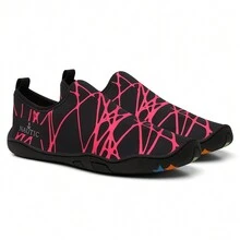 Hybrid Aqua Shoes Neoprene Non-Slip Safety Swimming Pool Trail Waterfall Fishing Hiking - 藕粉色 - 查看 3
