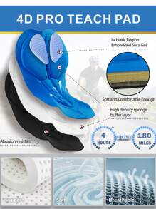 Qualicos Cycling Bibs Men 3/4 Bike Bib Tights 4D Padded Bike Shorts For Men Breathable Mountain Biking Bicycle 3/4 Pants Men