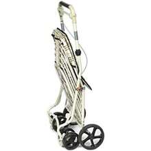 Luxury NEW Prestige 3 In 1 Shopping Trolley (WITH SEAT!) - (Light Tartan) - Light Tartan - View 4
