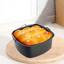 Air Fryer Non-Stick Cake Baking Tray Basket For  Baking Dish Pan Air Fryer Kitchen Airfryer Accessories Baking Basket