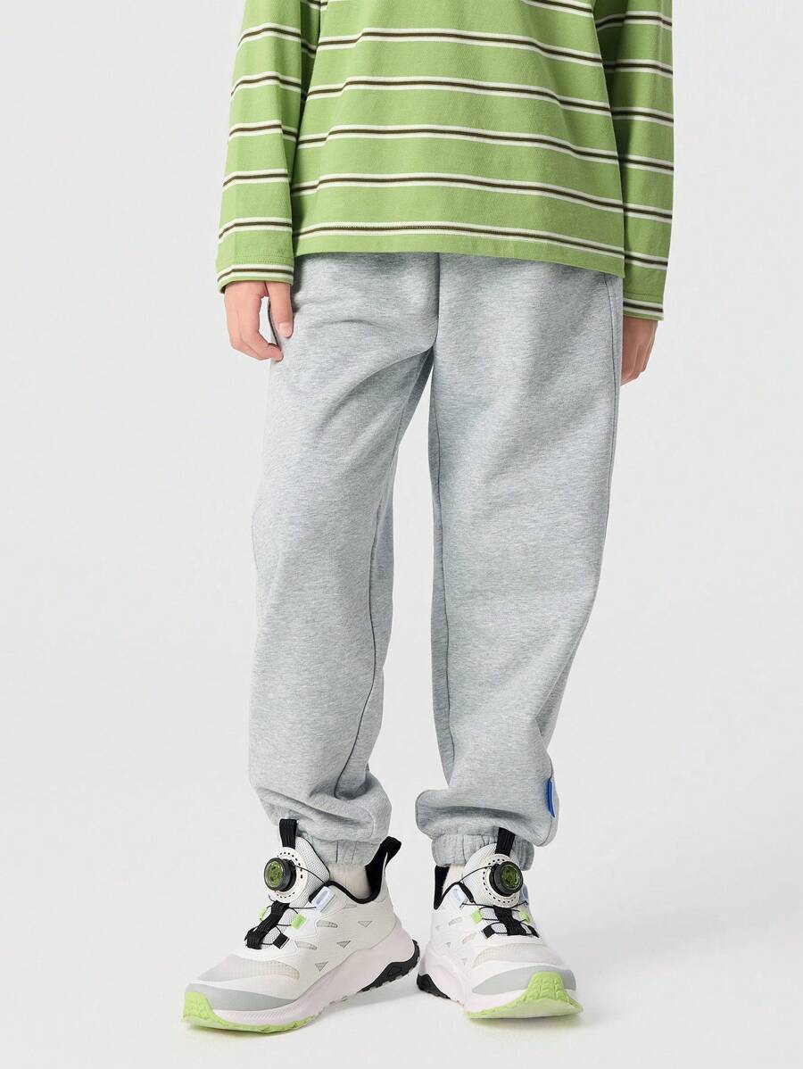 Balabala Pantalones de chándal sueltos para niños y niñas, ropa de moda para padres e hijos de primavera / otoño - tono gris - Ver 1