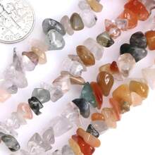 1 pieza Cuentas de piedra roja de cuarzo natural mixto con forma asimétrica irregular, cuentas de piedras preciosas sueltas para collares, joyas de moda bohemias para mujer para playa, vacaciones, fiestas, regalos, cumpleaños, festividades, adecuadas para uso diario, vacaciones, citas, regalos, Ramadán, Día de la Madre, Día del Padre, Eid Al-Adha, Navidad, Halloween, San Valentín, Año Nuevo