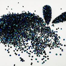 Micro 1.2mm Iridescent Shine Glass Dust Nail Jewels - 10000Pcs Pixie Nail Crystals Rhinestones - Mini Nail Beads Charms Accessories For Nail Art (Clear AB) - Nhiều màu - Xem 8