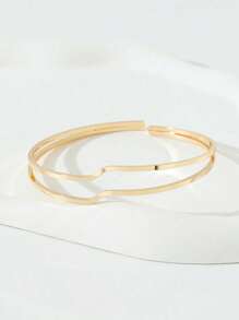 1 szt. Modna, swobodna, minimalistyczna bransoletka z metalowej linii