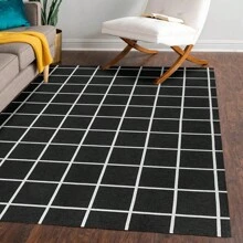 Jacquard Rug 2.00 M X 1.40 M Non-Slip Geometric Living Room Office Bedroom - GRID - View 1