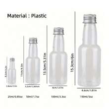 40/20/10/2pcs Mini Liquor Bottle, Plastic Alcohol Bottles.Small Size,More Convenient To Carry,Vibrant And Modern,For Restaurants,Cafes,Weddings,Gatherings,Outdoor,Sports.Camping Drink Bottles For Supplies.