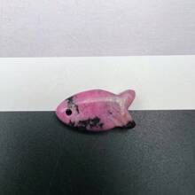 1pc Natural Crystal Fish Carving Figurine Statue Palm Stone DIY Jewelry Accessories Animal Figurine Sculpture Pocket Stone For Home Office Feng Shui Decoration Collectible Ornament - Multicolor - View 21