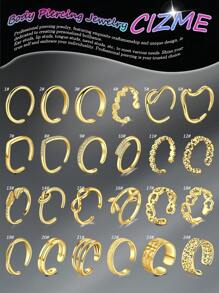 CIZME 1PC Gold Adjustable Toe Rings For Women Gold Toe Ring Gold Toe Rings For Women Silver Toe Ring Silver Toe Rings For Women Stainless Steel Open Tail Ring Women Beach Foot Jewelry Set