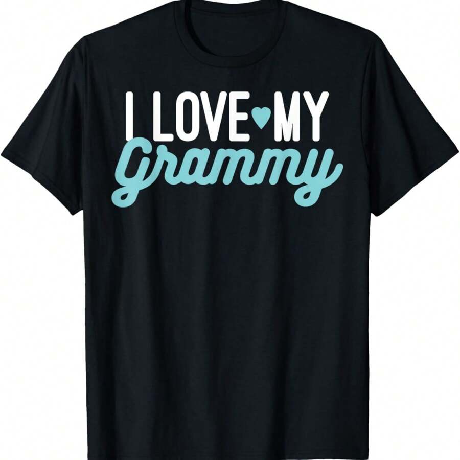I Love My Grammy T-Shirt - Black - View 1