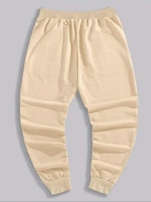 One Olympia Premium Japanese Pain Multi-Color Sweatpants Perfect Fit - Beige - View 2