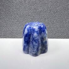 1pc Natural Crystal Incense Holder Carving Collectibles Of Colorful Gifts And Desktop Decoration For Home Interior Space Sculpture Shelf Accents Ornament For Home Office Decor