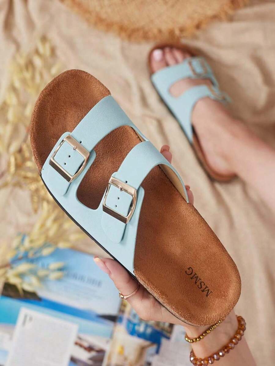 Royalfashion Women's Ottoma Flat Sole Flip-Flops