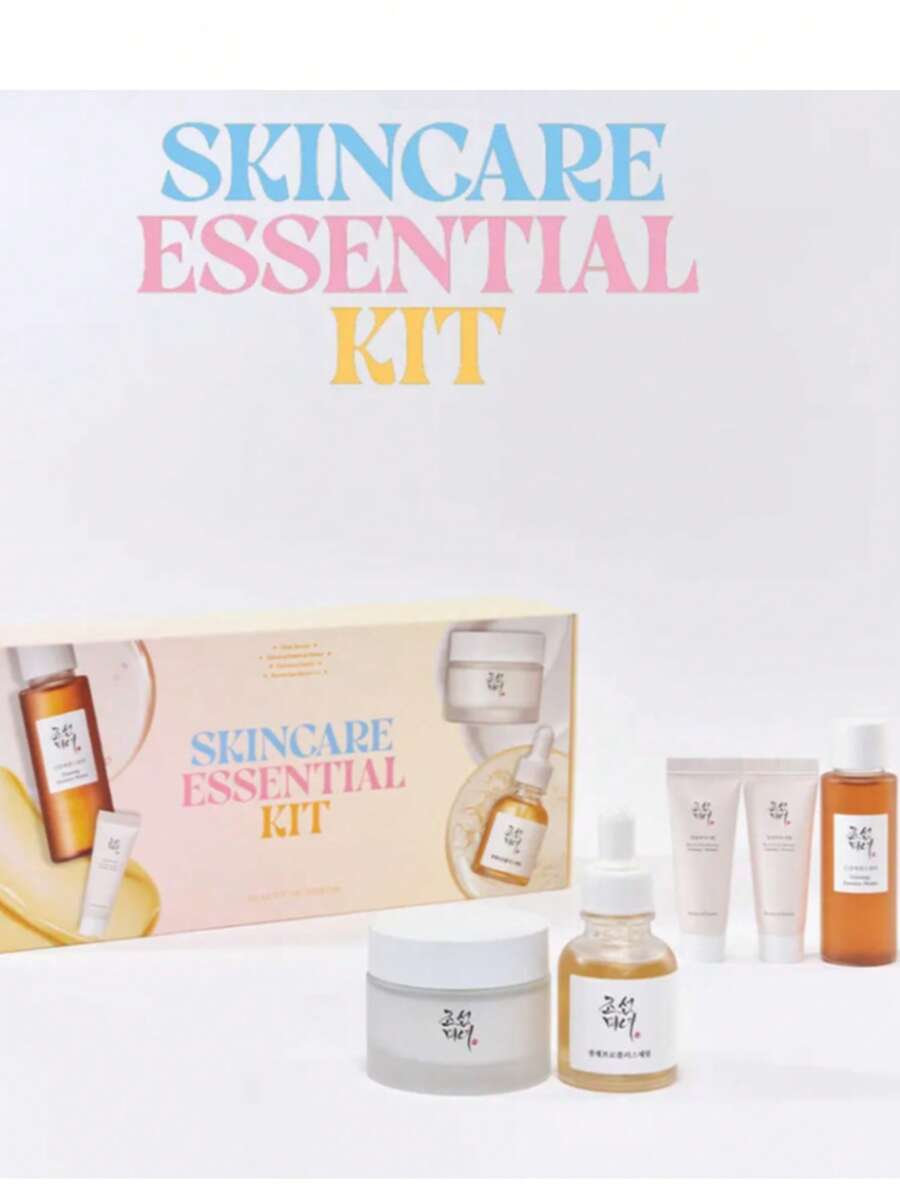 Beauty of Joseon Skincare Essential Kit[Mini-Sized Ginseng Essence Water+Mini-Sized Glow Serum+Mini-Sized Revive Eye Serums*2+Full-Sized Dynasty Cream] - Skincare Essential Kit - View 1
