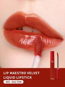Giorgio Armani Lip Maestro 浓密丝绒色号 #405 0.22 液体盎司/6.5 毫升 - [斷貨王]#405爛番茄紅 - 查看 5