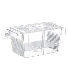 Aquarium Fish Breeding Box, Transparent Plastic Breeding Box, Fish Tank Fry Hatchery Box, Hatchery, Fry & Shrimp Larvae Incubator, Small Isolation Box - Multicolor - View 15