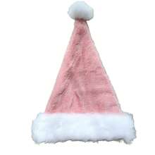 Pink And Silver Silvery Santa Hat - Pink -30x45cm Christmas Decorations Home Christmas Gifts Christmas Decor