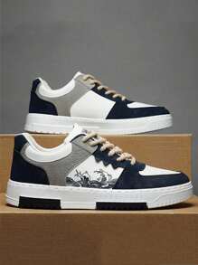 Men Canvas Shoes - 藏蓝色 - 查看 3