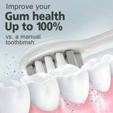 超声波电动牙刷成人便携式旅行牙刷 - 彩色 - 查看 4