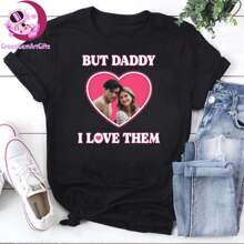 But Daddy I Love Them Culpa Mia Shirt, Nicole Wallace Tee, Gabriel Guevara Sweatshirt, Ivan Massagué Graphic Tee, Movie Lover Shirt - 黑色 - 查看 1