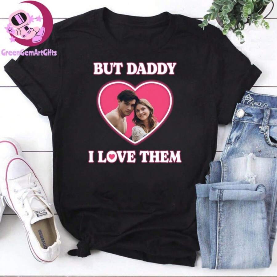 But Daddy I Love Them Culpa Mia Shirt, Nicole Wallace Tee, Gabriel Guevara Sweatshirt, Ivan Massagué Graphic Tee, Movie Lover Shirt - 黑色 - 查看 1