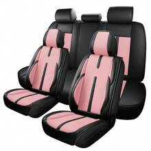 Tapizado de asiento de coche de piel de Napa de lujo, resistente al agua, juego completo de funda universal para asientos delanteros y traseros, cojines protectores aptos para la mayoría de sedanes, camionetas, hatches, SUV y crossover