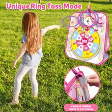 Bean Bag Toss Game Kids Outdoor Toys,Double-Sided Foldable Cornhole Board Backyard Beach Yard Outdoor Toys For Toddler, Outside Lawn Party Activities Toy Gift For Boys Girls Age 3 4 5 6 7 8