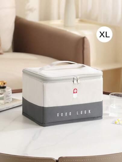 Portable Travel Medical First Aid Kit Bag, Large Capacity Waterproof Home Emergency Medicine Organizer Emergency Bag Camping Medical Bag Emergency Kit Bag Medicine Bag