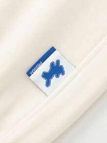 Balabala Boys' And Girls' Loose Sweatpants, Trendy Spring/Fall Parent-Child Wear - Milky White - View 7