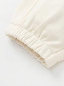 Balabala Boys' And Girls' Loose Sweatpants, Trendy Spring/Fall Parent-Child Wear - Milky White - View 8