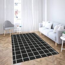Jacquard Rug 2.00 M X 1.40 M Non-Slip Geometric Living Room Office Bedroom - GRID - View 2