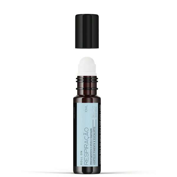 Blend Óleo Essencial Roll On Respiração Terapêutico Pronto para Uso - 10 mL