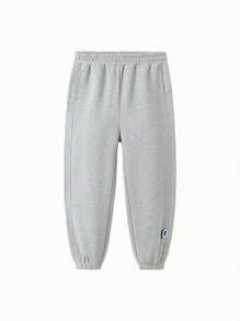 Balabala Pantalones de chándal sueltos para niños y niñas, ropa de moda para padres e hijos de primavera / otoño - tono gris - Ver 4