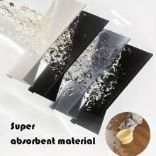 1 pièce de tapis d'alimentation pour chat/chien, tapis absorbant et antidérapant imperméable, facile à nettoyer, prévient les déversements et les salissures de nourriture
