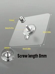 1-30 dụng cụ treo tranh tường không cần đinh, móc dán chắc chắn, vít vô hình, móc treo khung ảnh cưới, móc treo khăn phòng tắm không để lại dấu vết - Nhiều màu - Xem 16