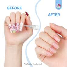 SAVILAND Nail Glue Remover Pen: 10S Quick Removal Gel Remover For Nails With Vitamin E Natural Ingredients Press On Nails Remover For Artificial Nails Solid Glue Gel Removal - Clear - View 5