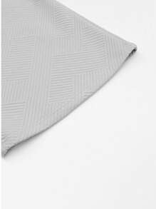 Loose Textured T-Shirt And Drawstring Pants Set Comfortable Fabric Women's Casual Set