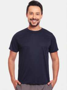 Kit 3 Camisetas Manga Curta Dry Fit Básica Lisa Proteção Solar UV Térmica Blusa Academia Esporte Camisa