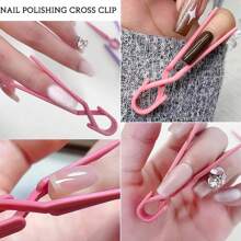 5pcs/10pcs/40pcs (Random Color Mix) Nail Polish Finger Protector, Anti-Slip Cute Convenient Manicure Tool