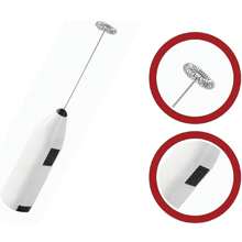 Mini Mixer Portátil Misturador Bebida Elétrico Leite - Branco - Visão 1