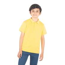 Playera Polo para niño 100% Algodón - Varios colores - Amarillo - Ver 1