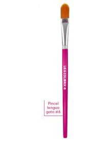 Colibrix Pincel Lengua gato #6 - Rosa - Ver 1