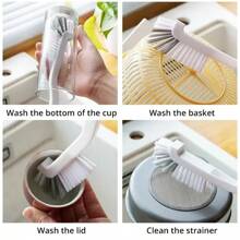 Sink & Motorcycle Cleaning Brush - Long Handle Elbow Design For Tail Holes & Crevices