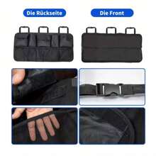 Organizer Auto Aufbewahrungstasche Kofferraumtasche Wasserdichten Taschen - Schwarz - Übersicht 7